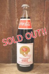 ck-004 Coca-Cola × 7 ELEVEN / San Francisco 49ers 1984 Word Champion Bottle
