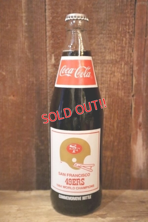 画像1: ck-004 Coca-Cola × 7 ELEVEN / San Francisco 49ers 1984 Word Champion Bottle