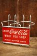 画像1: ck--003 Coca-Cola 1950's Shopping Cart Bottle Holder (1)