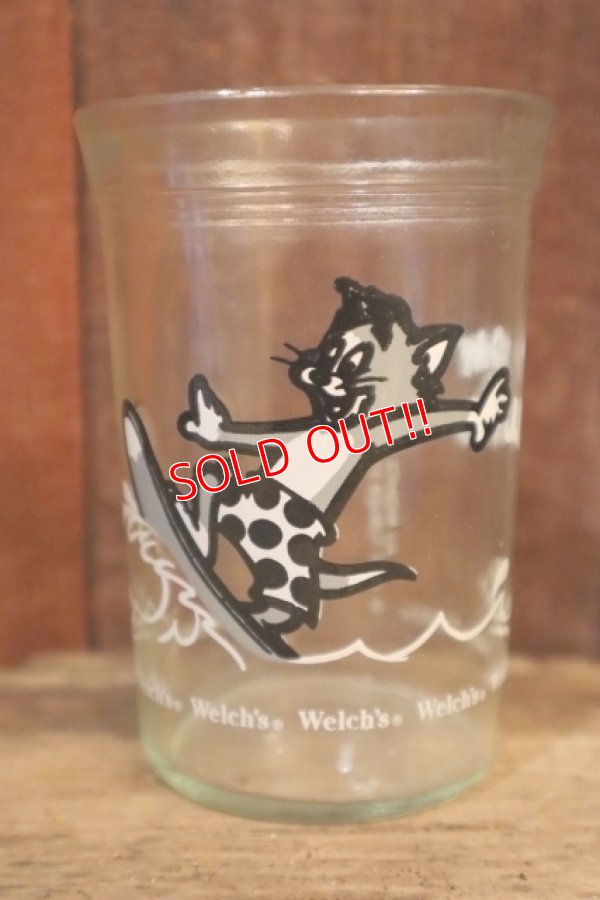 画像1: gt-250618-03 TOM & JERRY / 1990 Welch's Glass "TOM"