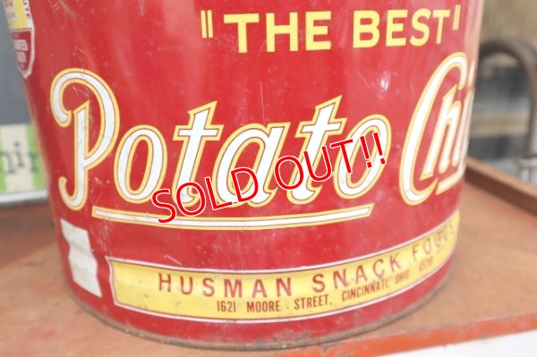 画像3: dp-250618-29 Husman's "THE BEST" Potato Chips Can