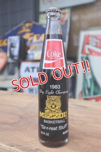 ck-006 University of Missouri / Missouri Tigers 1983 Big Eight Champion Coca Cola Bottle