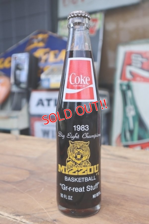 画像1: ck-006 University of Missouri / Missouri Tigers 1983 Big Eight Champion Coca Cola Bottle