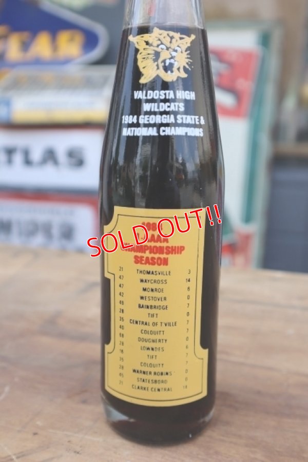 画像3: ck-023 Valdosta High School / Valdosta High Wildcats 1984 Coca Cola Bottle