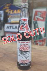 ck-007 Arizona Crimson Tide "Paul Bear Bryant" / 1980's Coca Cola Bottle