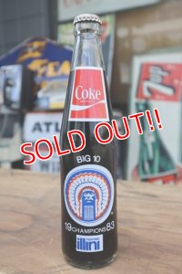 ck-021 The University of Illinois / Fighting Illini 1983 Coca Cola Bottle