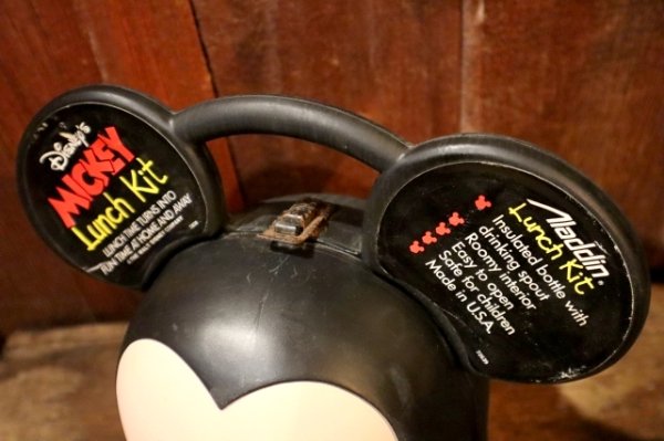 画像8: gt-250618-09 Mickey Mouse / Aladdin 1980's Lunch Kit Box