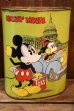 画像1: ct-250618-01 Mickey Mouse & Minnie Mouse / CHEINCO 1970's Tin Trash Box (1)
