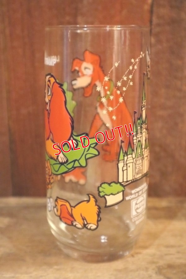 画像6: gt-250618-12 LADY & THE TRAMP / PEPSI 1970's-1980's Wonderful World of Disney Glass