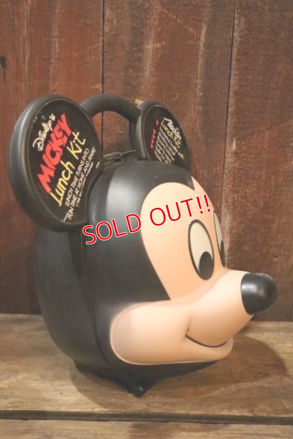 画像6: gt-250618-09 Mickey Mouse / Aladdin 1980's Lunch Kit Box
