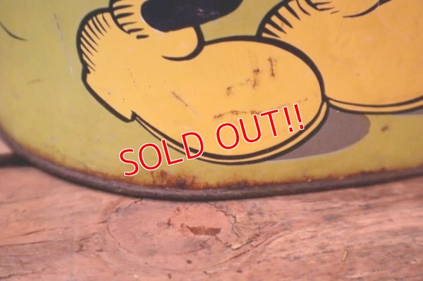 画像12: ct-250618-01 Mickey Mouse & Minnie Mouse / CHEINCO 1970's Tin Trash Box