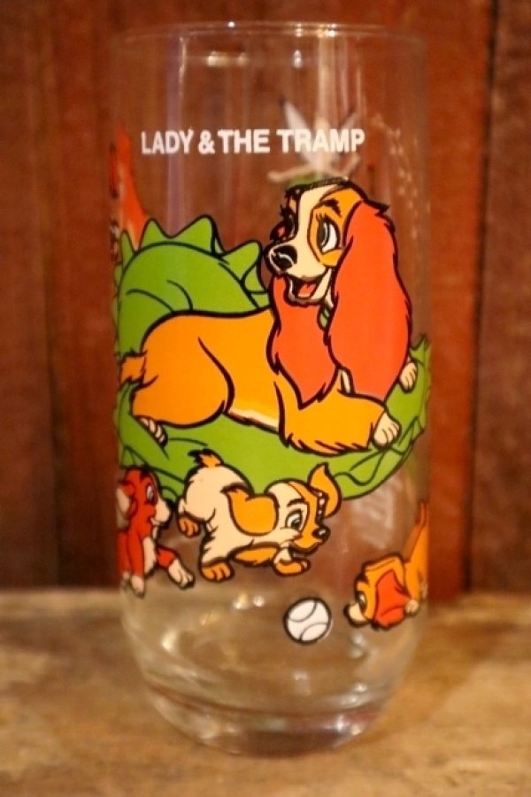 画像2: gt-250618-12 LADY & THE TRAMP / PEPSI 1970's-1980's Wonderful World of Disney Glass
