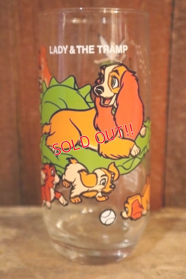 画像2: gt-250618-12 LADY & THE TRAMP / PEPSI 1970's-1980's Wonderful World of Disney Glass