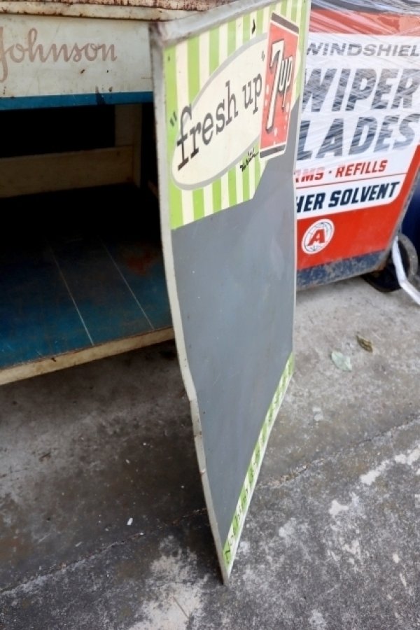 画像9: dp-250618-21 7 Up / 1950's Menu Board Metal Sign