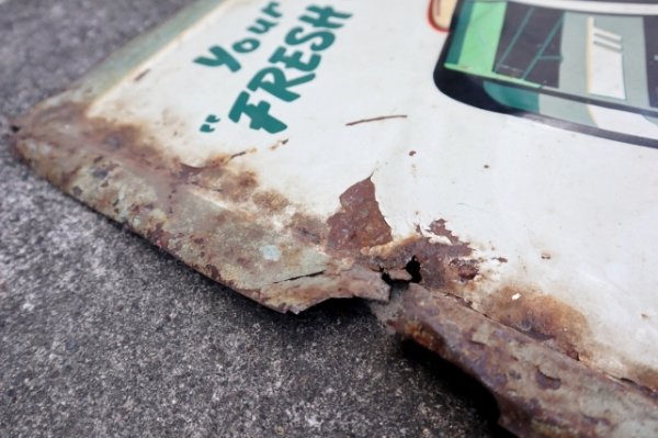 画像9: dp-250618-31 7 Up / 1940's Metal Sign