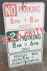 dp-250531-06 Road Sign "NO PAEKING・2 HOUR PARKING"