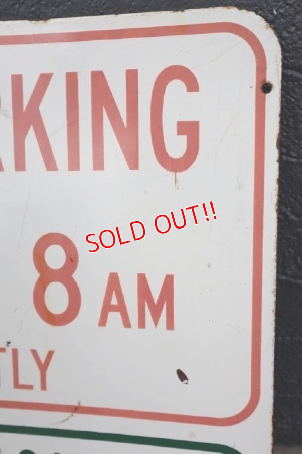 画像3: dp-250531-06 Road Sign "NO PAEKING・2 HOUR PARKING"