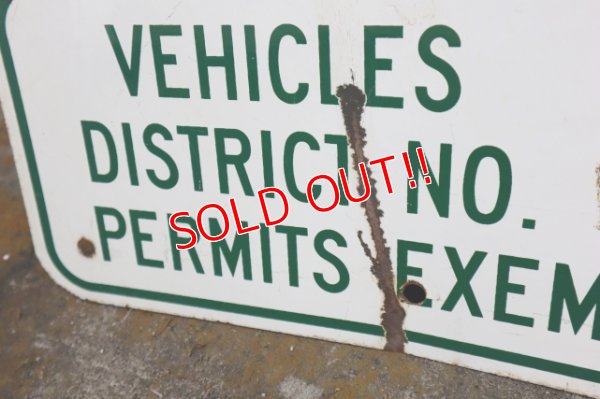 画像5: dp-250531-06 Road Sign "NO PAEKING・2 HOUR PARKING"