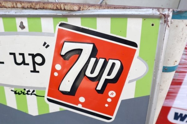 画像3: dp-250618-21 7 Up / 1950's Menu Board Metal Sign