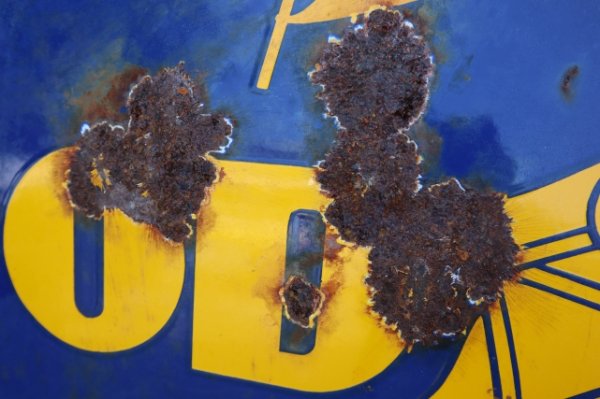 画像5: dp-250618-36 GOODYEAR TIRES / 1940's Diamond Shape Double Sided Porcelain Sign