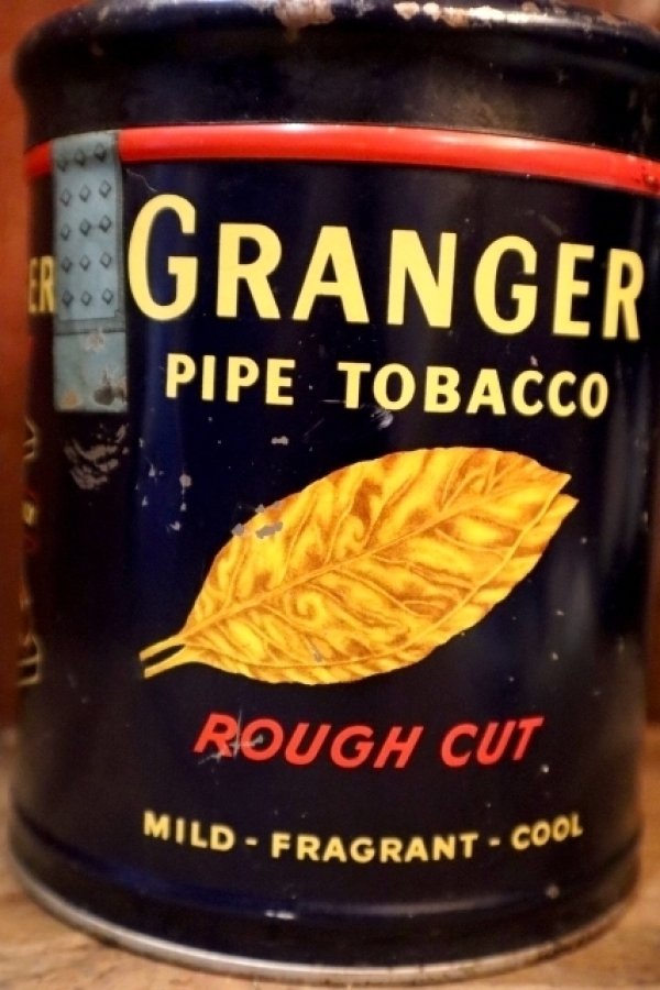 画像2: dp-250618-28 GRANGER / 1940's-1950's Pipe Tobacco Tin Can