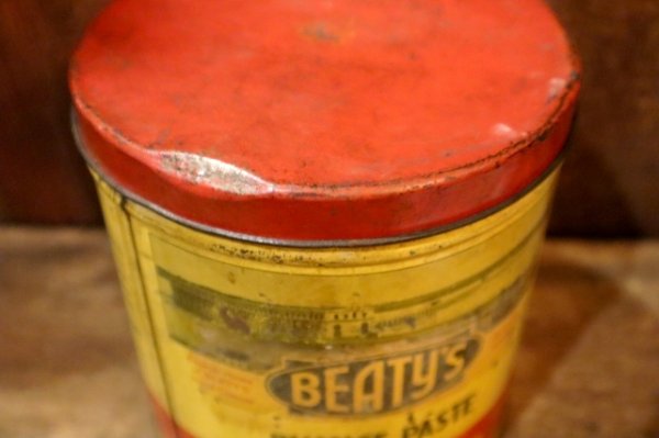 画像8: dp-250618-28 BEATY'S HAND CLEANER / 1940's-1950's Tin Can
