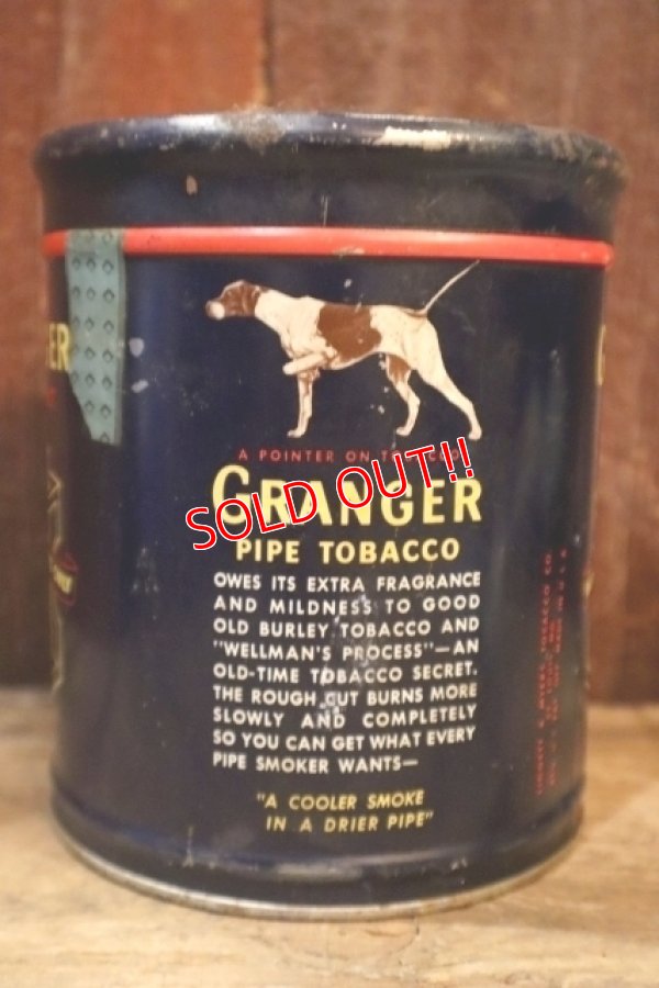 画像4: dp-250618-28 GRANGER / 1940's-1950's Pipe Tobacco Tin Can