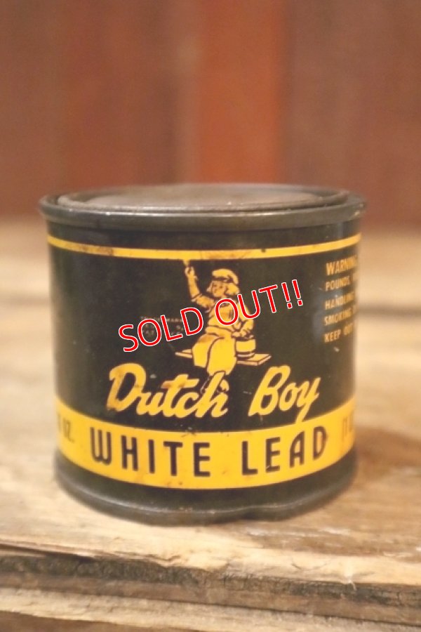 画像1: dp-250618-28 NATIONAL LEAD COMPANY / Dutch Boy 1960's WHITE LEAD CAN