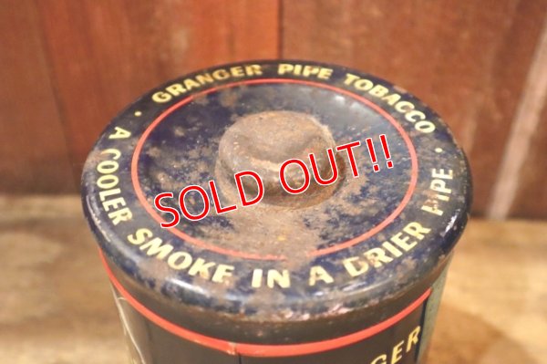 画像5: dp-250618-28 GRANGER / 1940's-1950's Pipe Tobacco Tin Can