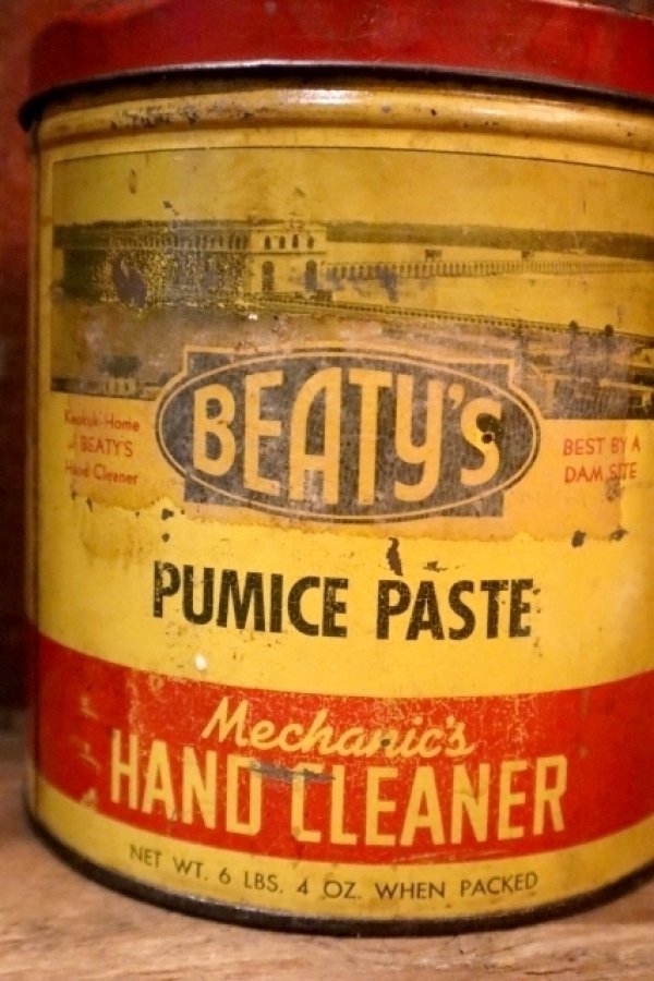 画像3: dp-250618-28 BEATY'S HAND CLEANER / 1940's-1950's Tin Can