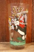 gt-250618-16 Sylvester, Tweety & Granny / PEPSI 1976 Collectors Series Glass (A) 艶なし