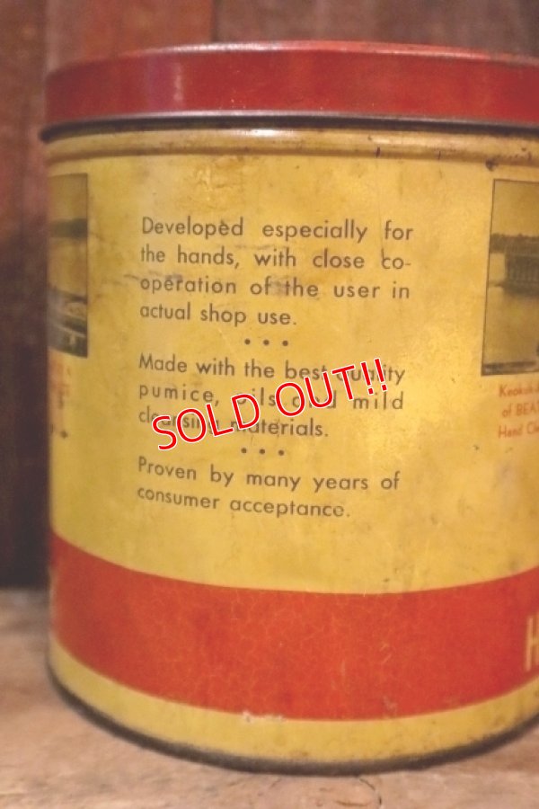 画像5: dp-250618-28 BEATY'S HAND CLEANER / 1940's-1950's Tin Can