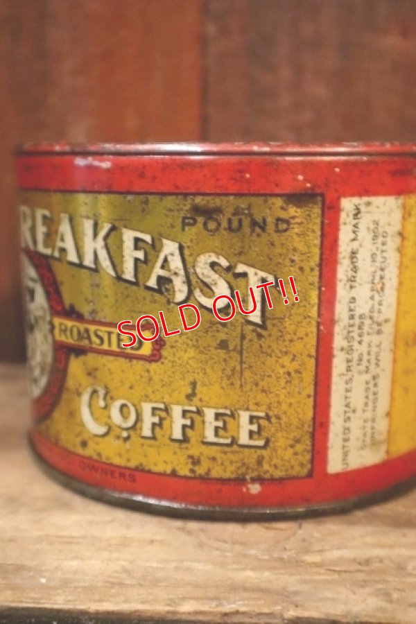 画像4: dp-250618-28 WEDDING BREAKFAST ROASTED COFFEE / 1940's-1950's Tin Can