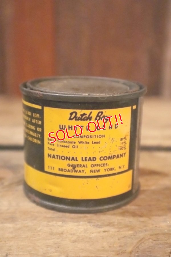 画像3: dp-250618-28 NATIONAL LEAD COMPANY / Dutch Boy 1960's WHITE LEAD CAN