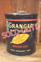 dp-250618-28 GRANGER / 1940's-1950's Pipe Tobacco Tin Can