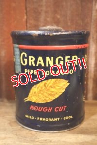 dp-250618-28 GRANGER / 1940's-1950's Pipe Tobacco Tin Can