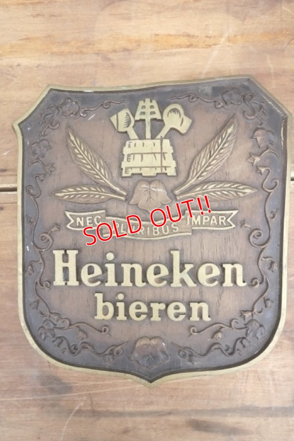 画像1: dp-250618-04 Heineken 1970's-1980's Plastic Sign