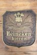 画像1: dp-250618-04 Heineken 1970's-1980's Plastic Sign (1)