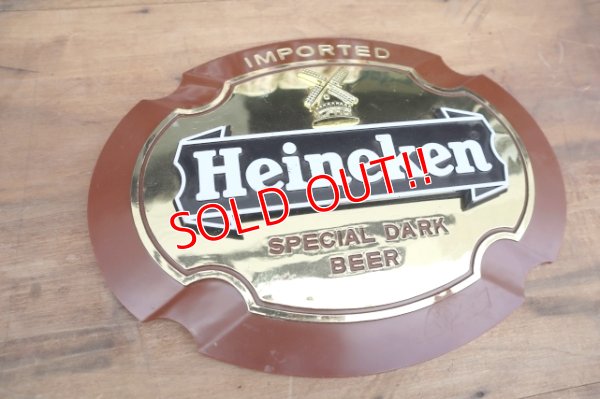 画像1: dp-250618-02 Heineken 1970's-1980's Plastic Sign