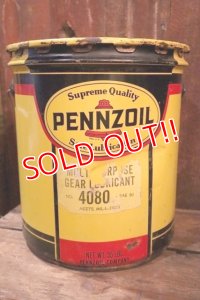 dp-250618-15 PENNZOIL / 1960's-1970's 5 U.S. GALLONS CAN