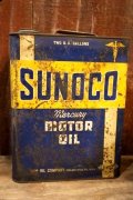 dp-250618-84 SUNOCO Mercury 1940's MORTO OIL TWO U.S. GALLONS CAN