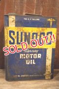 dp-250618-84 SUNOCO Mercury 1940's MORTO OIL TWO U.S. GALLONS CAN