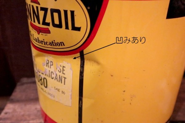 画像3: dp-250618-15 PENNZOIL / 1960's-1970's 5 U.S. GALLONS CAN