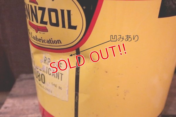 画像3: dp-250618-15 PENNZOIL / 1960's-1970's 5 U.S. GALLONS CAN