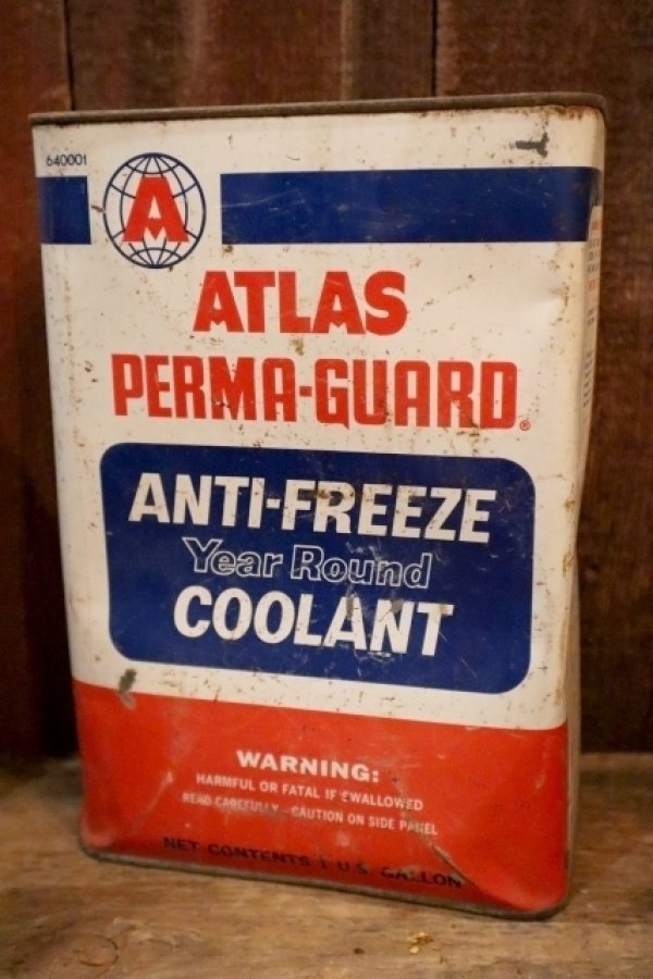 画像1: dp-250618-28 ATLAS Anti-Freeze and Coolant 1 U.S. GALLON CAN
