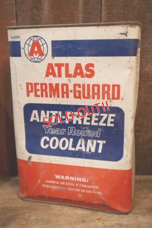 画像1: dp-250618-28 ATLAS Anti-Freeze and Coolant 1 U.S. GALLON CAN