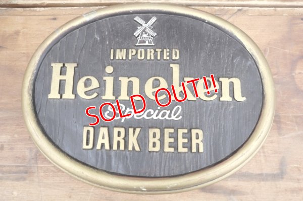 画像1: dp-250618-03 Heineken 1970's-1980's Plastic Sign