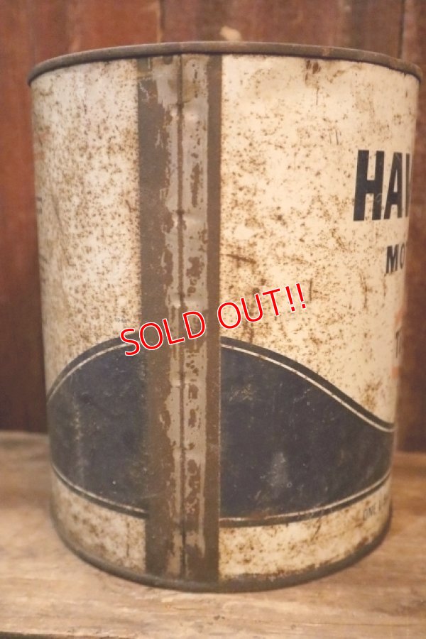 画像5: dp-250618-81 TEXACO 1960's-1970's HAVOLINE MOTOR OIL ONE U.S. GALLON CAN