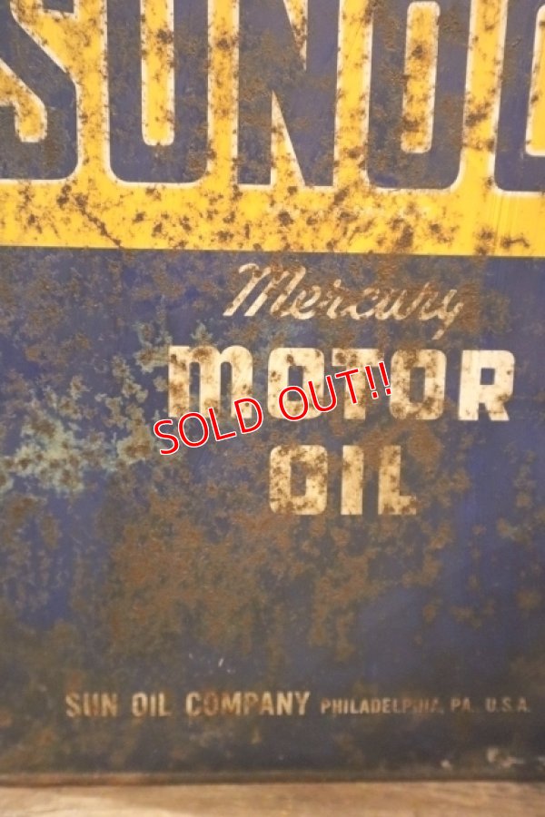 画像4: dp-250618-84 SUNOCO Mercury 1940's MORTO OIL TWO U.S. GALLONS CAN