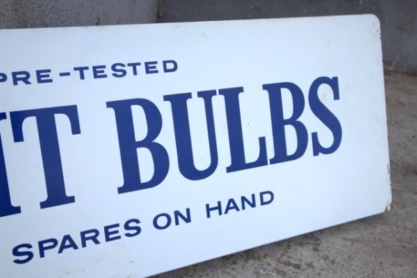 画像9: dp-250618-16 GENERAL ELECTRIC / LIGHT BULBS 1960's-1970's W-sided Metal Sign